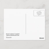 Rode ringen briefkaart (Achterkant)