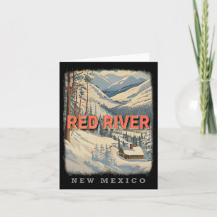 Rode Rivier New Mexico Nm Skiën Extravaganza Sd778 Kaart