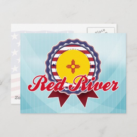 Rode rivier, NM Briefkaart (Voorkant / Achterkant)