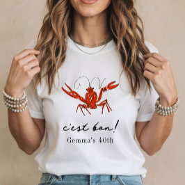 Rode Rivierkreeft Kookfeest C'est Bon Zeevoedsel Z T-shirt