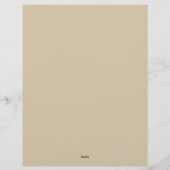 Rode Robijn Gothisch Briefpapier Briefhoofd (Achterkant)