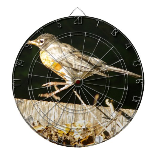 Rode Robin Bobbin Dartbord (Voorkant)