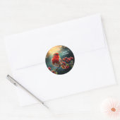 Rode Robin Vakantie Sticker (Envelop)