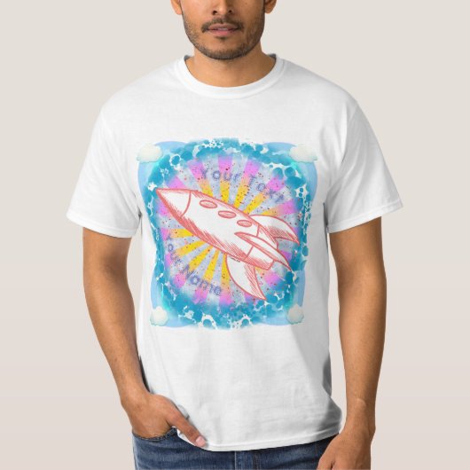 Rode Rocket T-shirt (Voorkant)