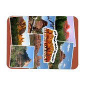 Rode Rocks van Sedona Magneet (Horizontaal)