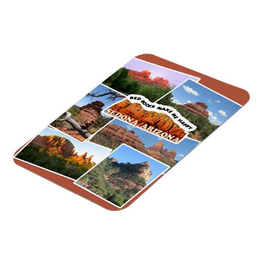 Rode Rocks van Sedona Magneet (Linkerzijde)
