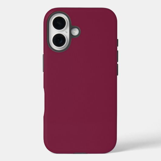 Rode rode effen kleur Case-Mate iPhone case (Achterkant)