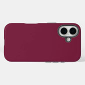 Rode rode effen kleur Case-Mate iPhone case (Achterkant (horizontaal))
