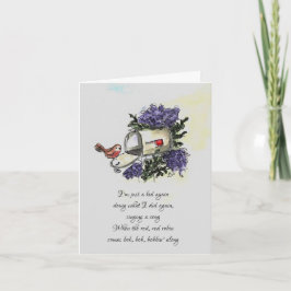 Rode Rode Robin Card Kaart