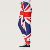 rode rode rode blauwe unie britse britse vlag brit leggings (Links)