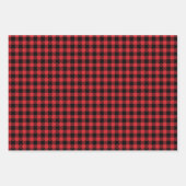 Rode rode rode rode rode stookolie patroon inpakpapier vel (Voorkant 3)