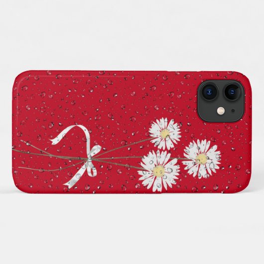 rode rode rode rode vleermuizen Case-Mate iPhone case (Achterkant (horizontaal))