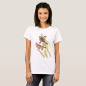 Rode rode Rosefinch T-shirt (Voorkant volledig)