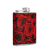 Rode Rode Rozen Heupfles (Rechts)