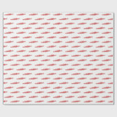 Rode Roeiers Roeiers Bemanning Team Watersport Cadeaupapier (Vlak)