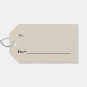 Rode Roest Bruine Dobermann Pinscher Hond Cadeaulabel (Achterkant Horizontaal)