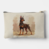Rode Roest Bruine Dobermann Pinscher Hond Etui (Achterkant)
