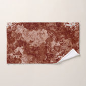 Rode Roestige Marmer abstract Bad Handdoek (Handdoek)