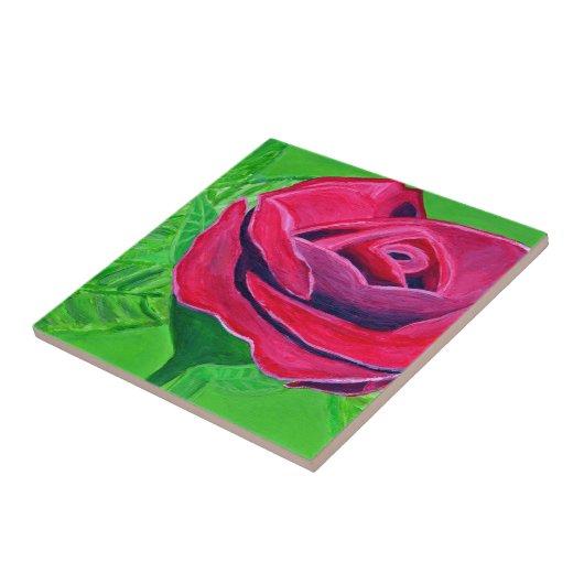 Rode rog2 tegeltje (Zijkant)