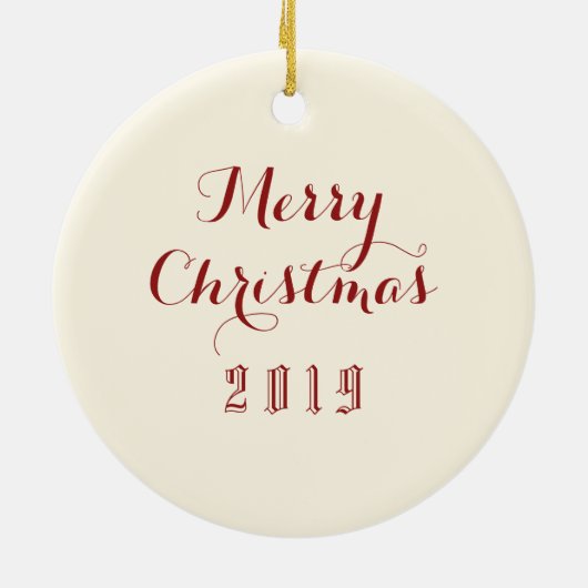  Rode Roller Schaatsen kerstversiering Keramisch Ornament (Achterkant)