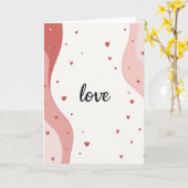 Rode Romantische Liefdeskaart Kaart (Gele Bloem)