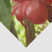 Rode rommel met tropische flografie tissuepapier (Detail)