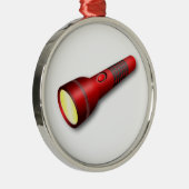 Rode romp metalen ornament (Rechts)