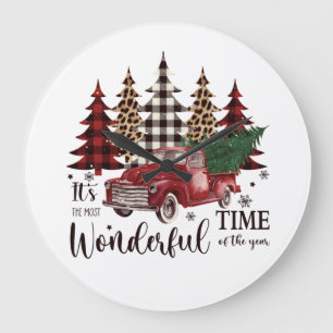  rode ronddraaiboom grote klok