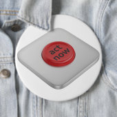Rode ronde actie nu knop button 6,0 cm (In situ)