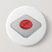 Rode ronde resetknop button 7,6 cm (Voorkant)