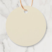 Rode Roodborst in Vector Blok Cadeau Labels - Set  (Achterkant)