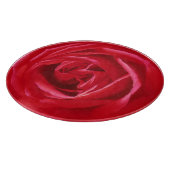 Rode rooddruk snijplank (Hoek)