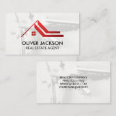 Rode Rooftop Logo | huissleutels Visitekaartje (Voorkant / Achterkant)