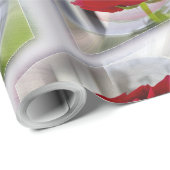 Rode roos 2 cadeaupapier (Rol Hoek)