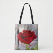 Rode roos 2 tote bag (Voorkant)