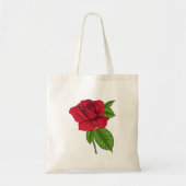 Rode roos 2 tote bag (Voorkant)
