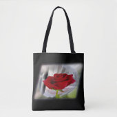 Rode roos 2 tote bag (Voorkant)