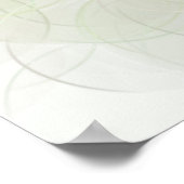 Rode roos aquarel  poster (Hoek)