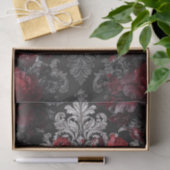 Rode Roos Barok Decoupage Tissuepapier (Geschenk)