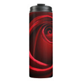 Rode Roos Bekerglas Thermosbeker (Voorkant)