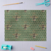 Rode Roos Bij Serie Design 31 Tissuepapier (Craft)
