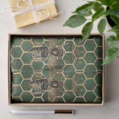 Rode Roos Bij Serie Design 31 Tissuepapier (Geschenk)