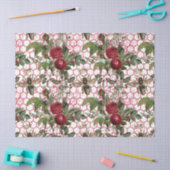 Rode Roos Bij Serie Design 41 Tissuepapier (Craft)