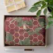 Rode Roos Bij Serie Design 45 Tissuepapier (Geschenk)