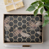 Rode Roos Bij Serie Design 53 Tissuepapier (Geschenk)