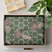 Rode Roos Bij Serie Design 55 Tissuepapier (Geschenk)