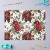 Rode Roos Bij Serie Design 62 Tissuepapier (Craft)