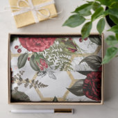 Rode Roos Bij Serie Design 62 Tissuepapier (Geschenk)