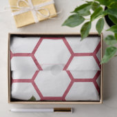 Rode Roos Bij Serie Design 65 Tissuepapier (Geschenk)