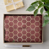 Rode Roos Bij Serie Design 69 Tissuepapier (Geschenk)